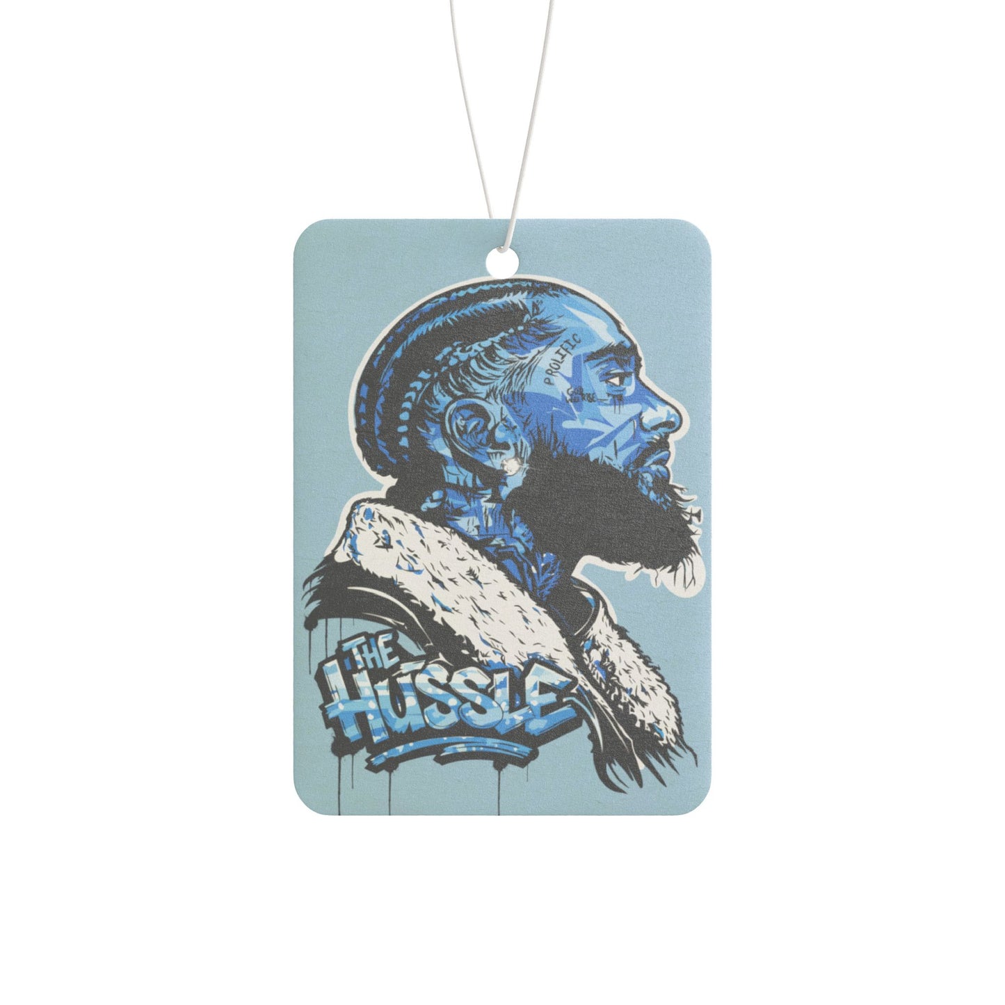 ‘The Hussle’ Portait Car Air Freshener