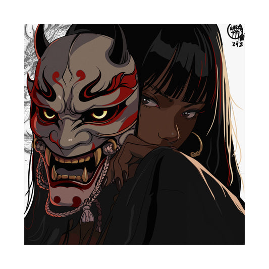 Oni Mask 2/2 Print