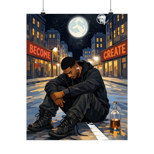 Never stop creating Print