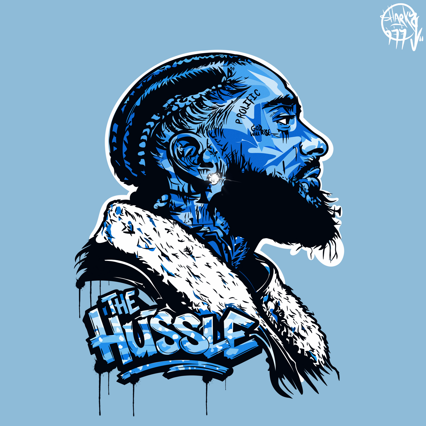 'The Hussle' Portrait Matte Print